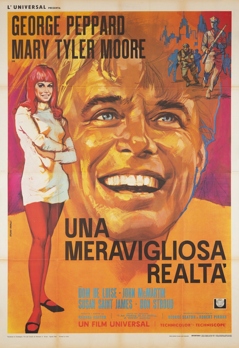 Manifesto 2 per il film Una meravigliosa realtà (1968), dipinto da Studio Favalli