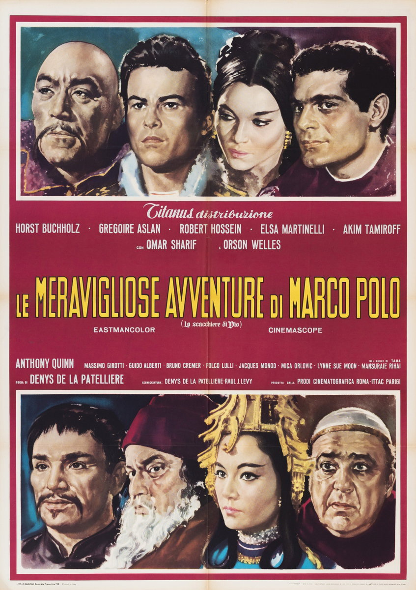 Manifesto 4 per il film Le meravigliose avventure di Marco Polo (1965)