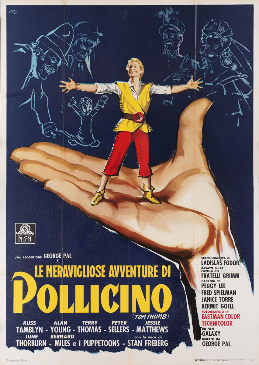 Le meravigliose avventure di Pollicino - Manifesto 1