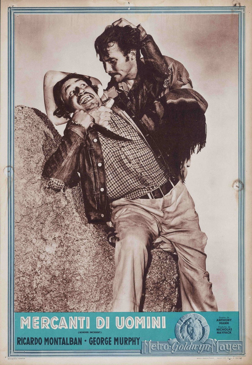 Fotobusta 2 per il film Mercanti di uomini (1949)