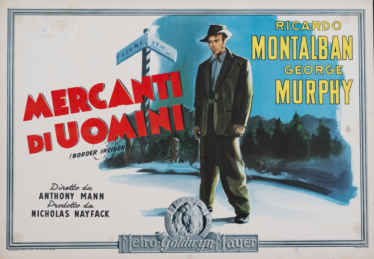 Fotobusta 3 per il film Mercanti di uomini (1949)
