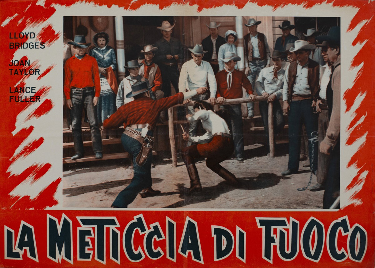 Fotobusta 2 per il film La meticcia di fuoco (1955)