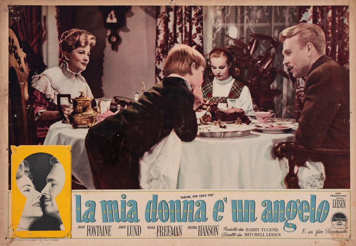 Fotobusta 2 per il film La mia donna è un angelo (1951)