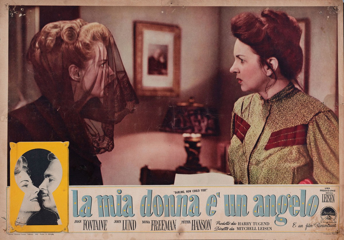 Fotobusta 3 per il film La mia donna è un angelo (1951)