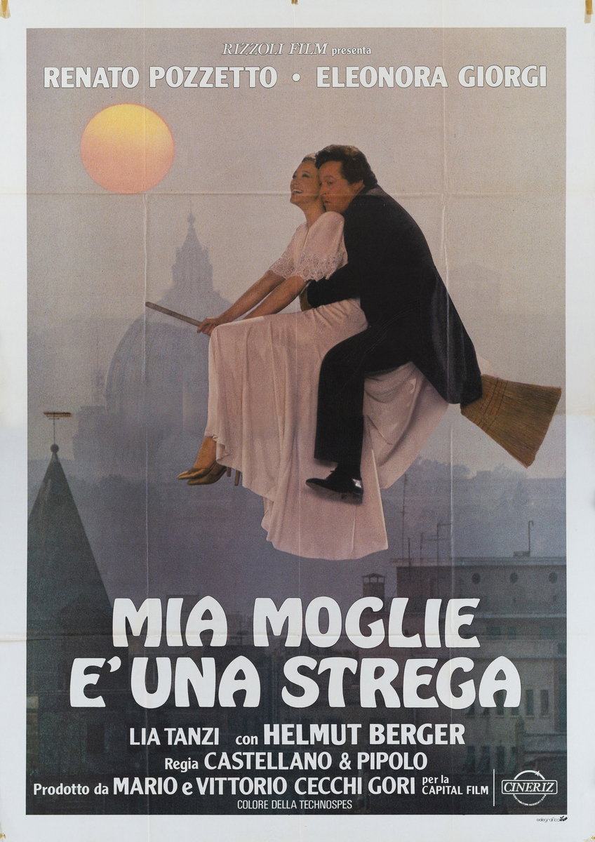 Manifesto 2 per il film Mia moglie è una strega (1980)