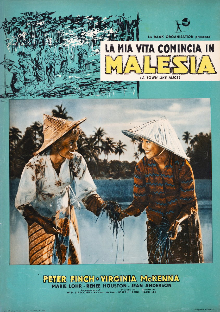 Fotobusta 2 per il film La mia vita comincia in Malesia (1956)