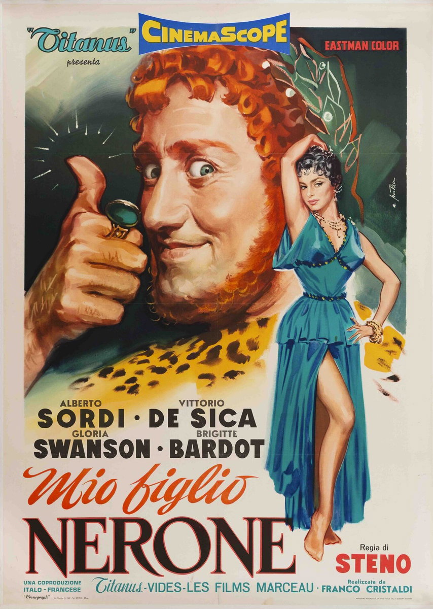 Manifesto 2 per il film Mio figlio Nerone (1956)