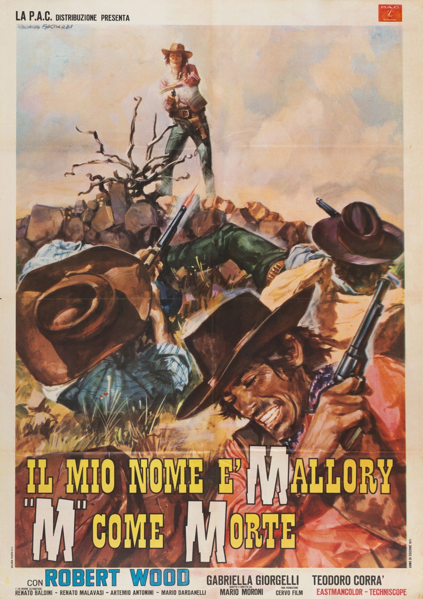 Il mio nome è Mallory... M come morte - Manifesto 1