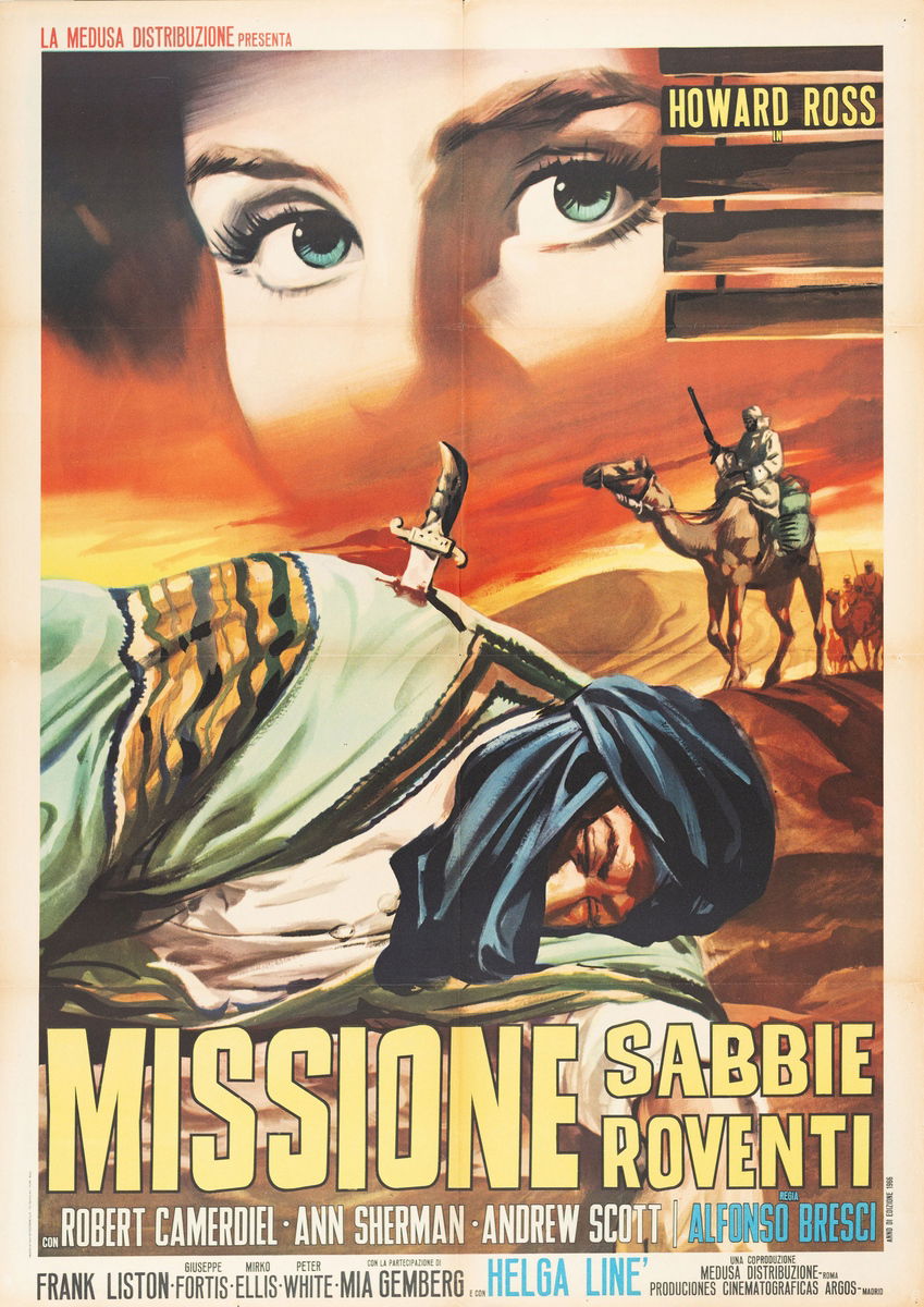 Missione sabbie roventi - Manifesto 2