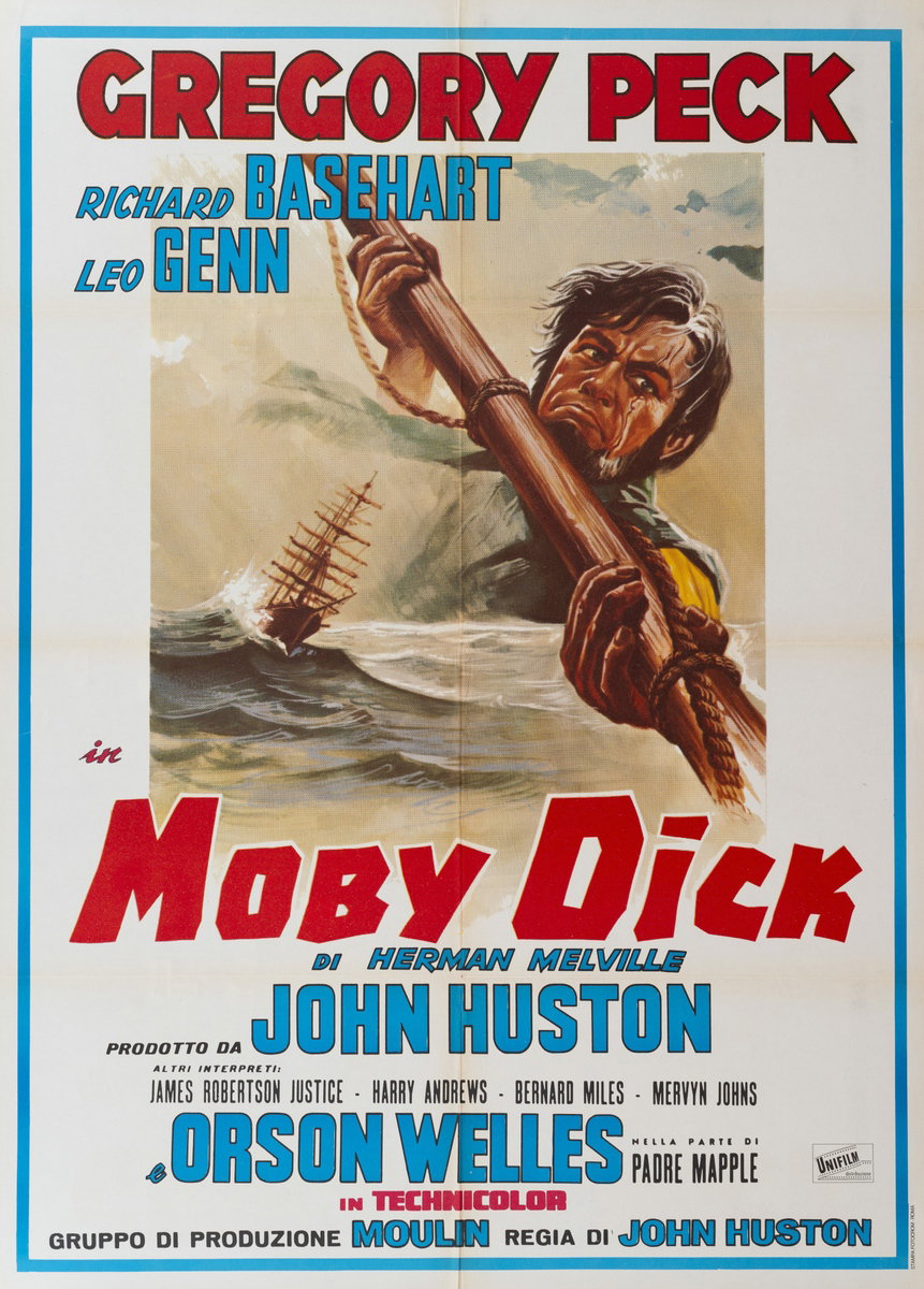 Poster 3 for the film Moby Dick (1956)