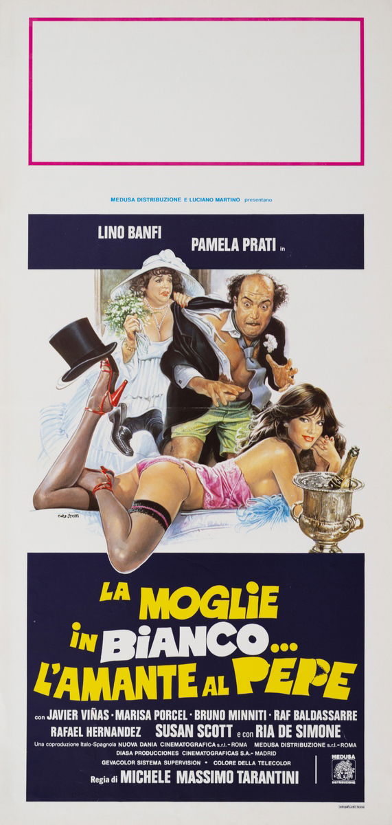 La moglie in bianco... l'amante al pepe - Locandina 1