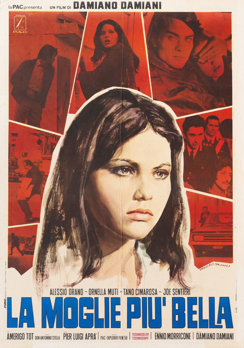 Poster 3 for the film The Most Beautiful Wife (1970), painted by Rodolfo Gasparri