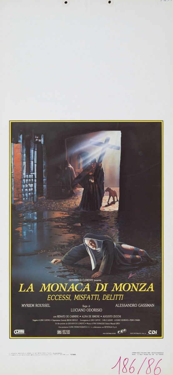 La monaca di Monza - Eccessi, misfatti, delitti - Locandina 1