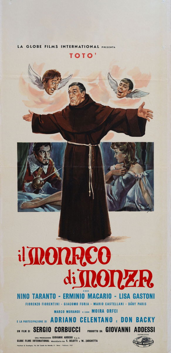 The Monk of Monza - Lobby Card 1