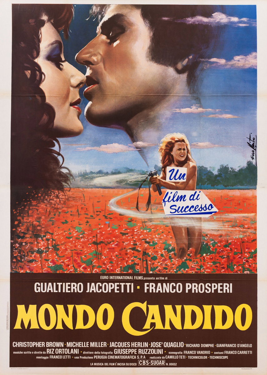 Poster 2 for the film Mondo Candido - Blutiges Märchen (1975), painted by Lorenzo Nistri (Enzo)