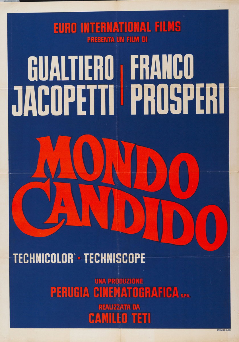 Manifesto 3 per il film Mondo candido (1975)