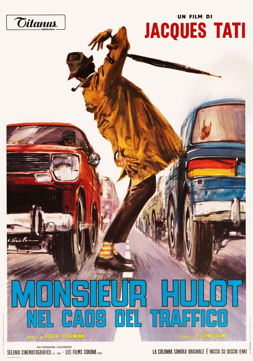 Monsieur Hulot nel caos del traffico - Manifesto 1
