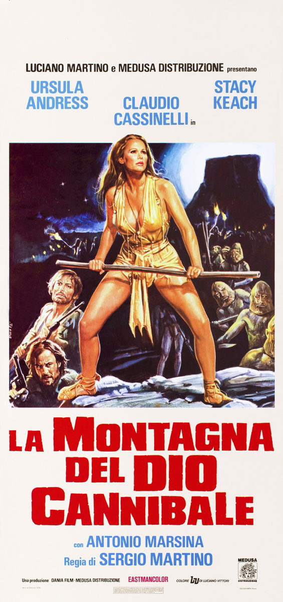 Slave of the Cannibal God - Lobby Card 1