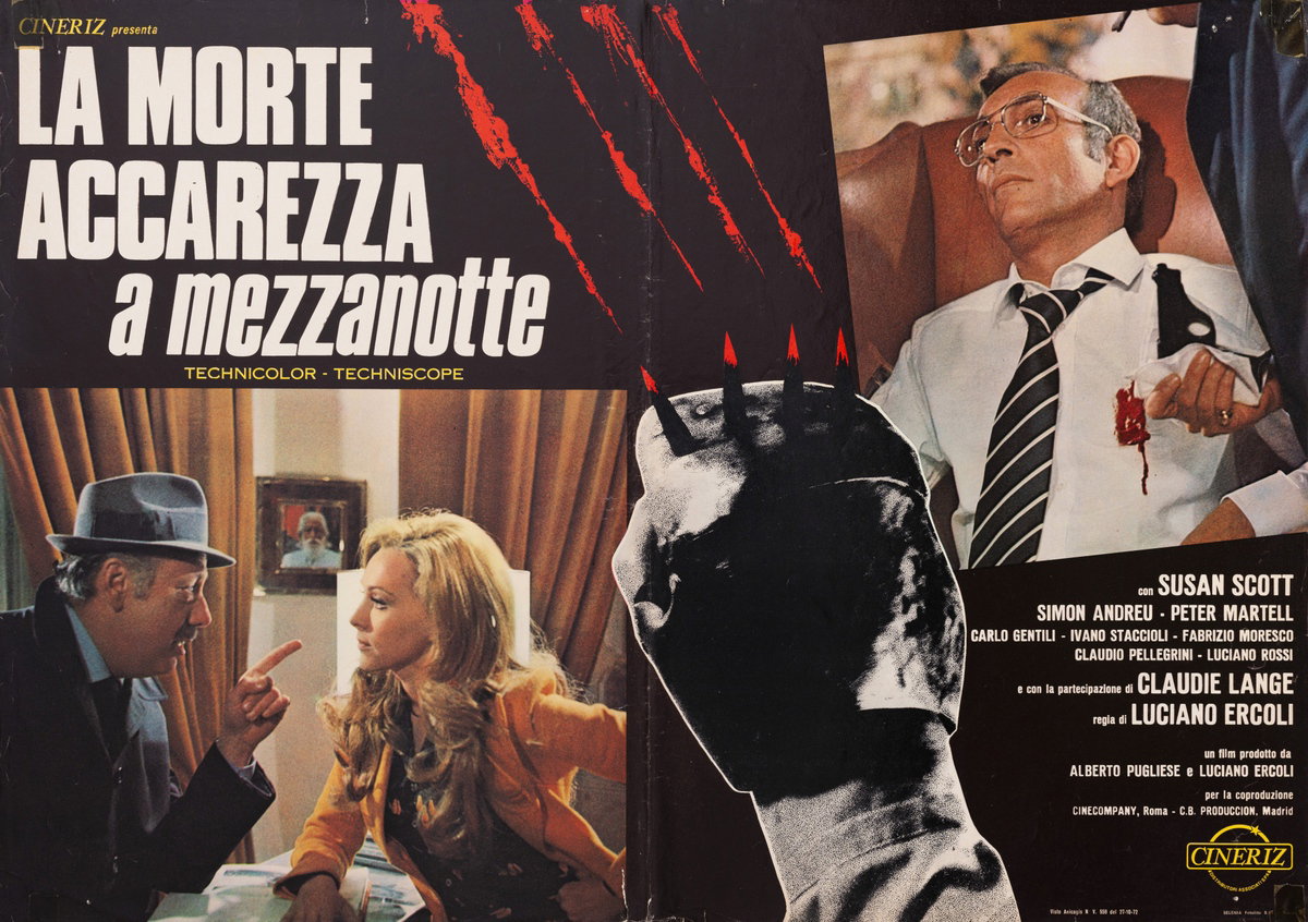 Lobby Card 3 for the film Death Walks at Midnight (1972)