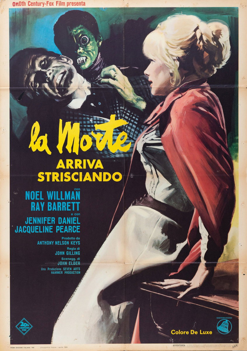 Manifesto 2 per il film La morte arriva strisciando (1966)