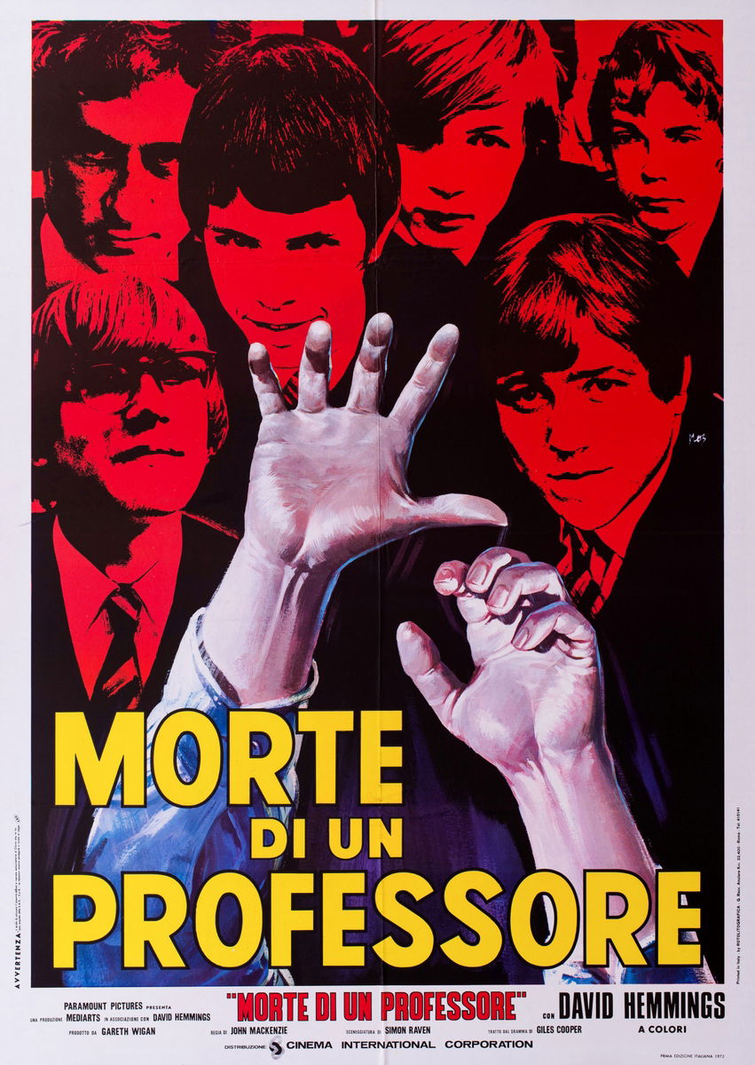 Morte di un professore - Manifesto 1