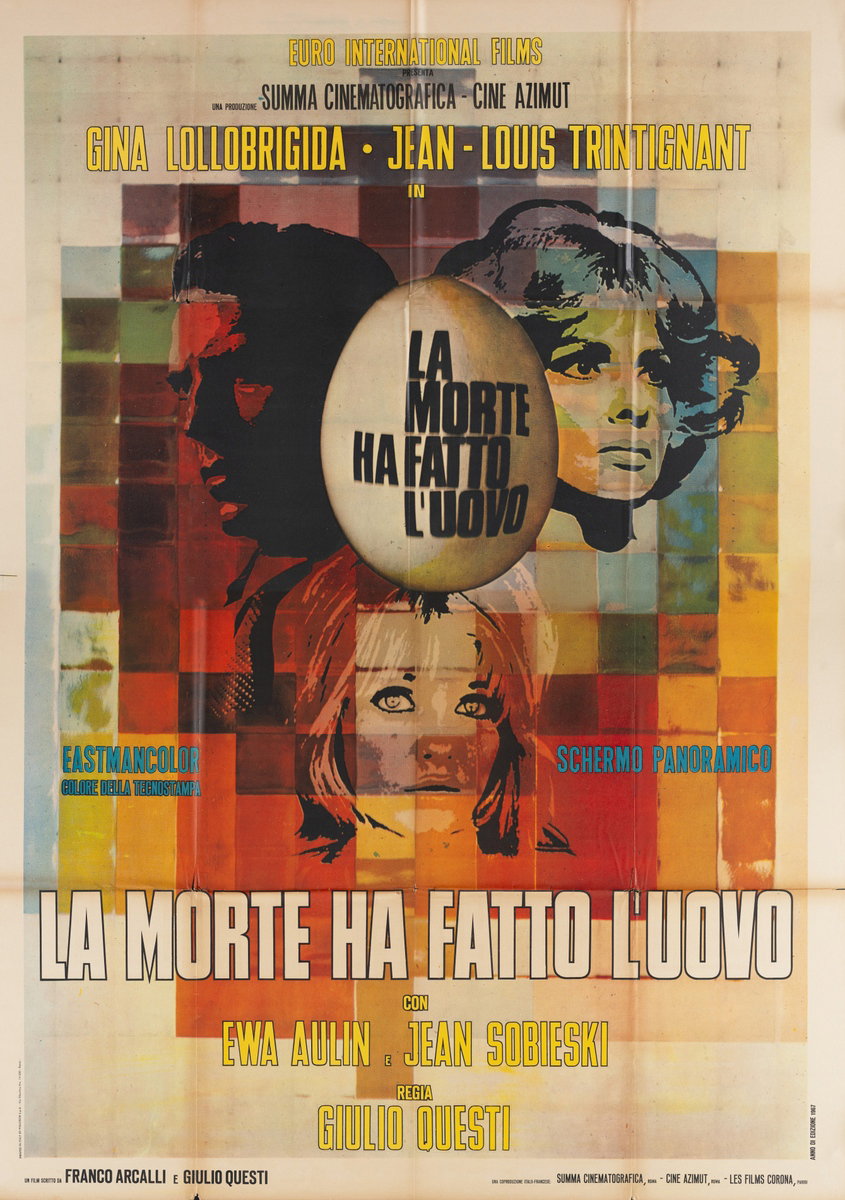 Manifesto 2 per il film La morte ha fatto l'uovo (1968)