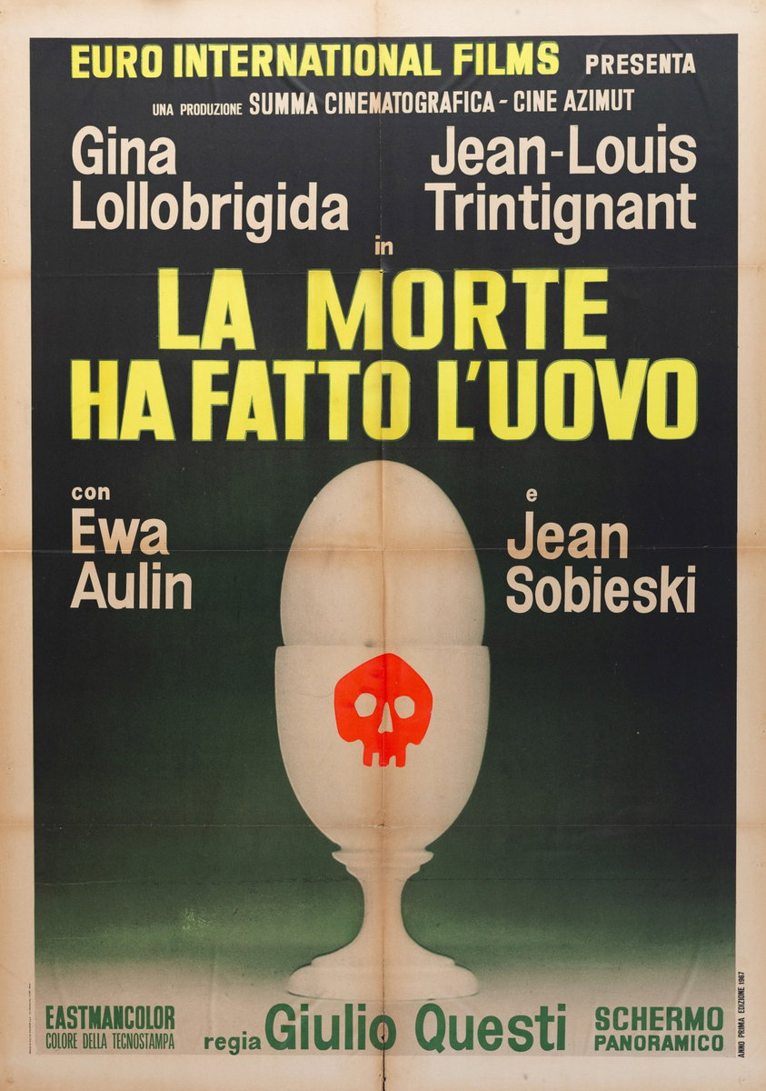 Manifesto 3 per il film La morte ha fatto l'uovo (1968)