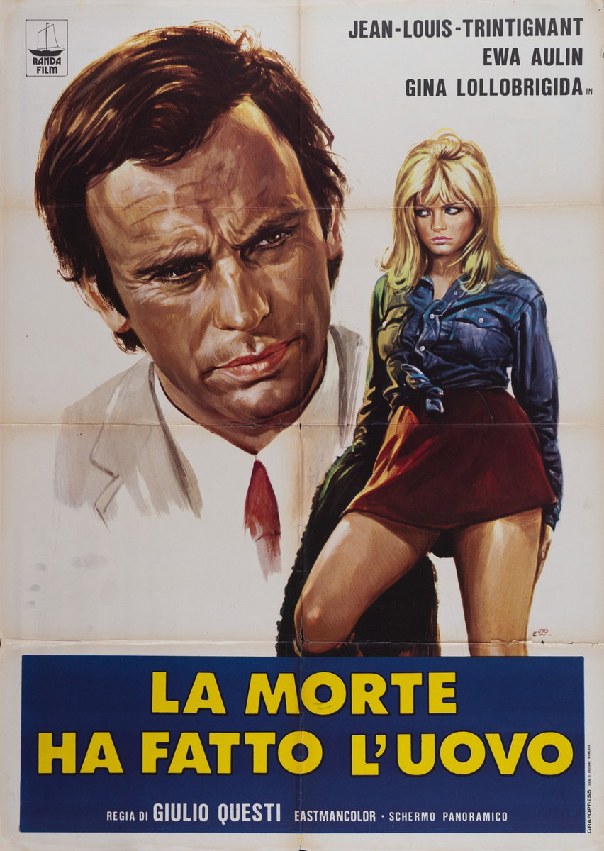 Manifesto 4 per il film La morte ha fatto l'uovo (1968)