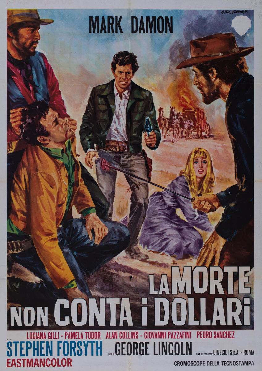 La morte non conta i dollari - Manifesto 1