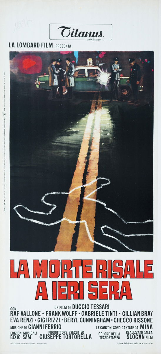 Death Occurred Last Night - Lobby Card 1