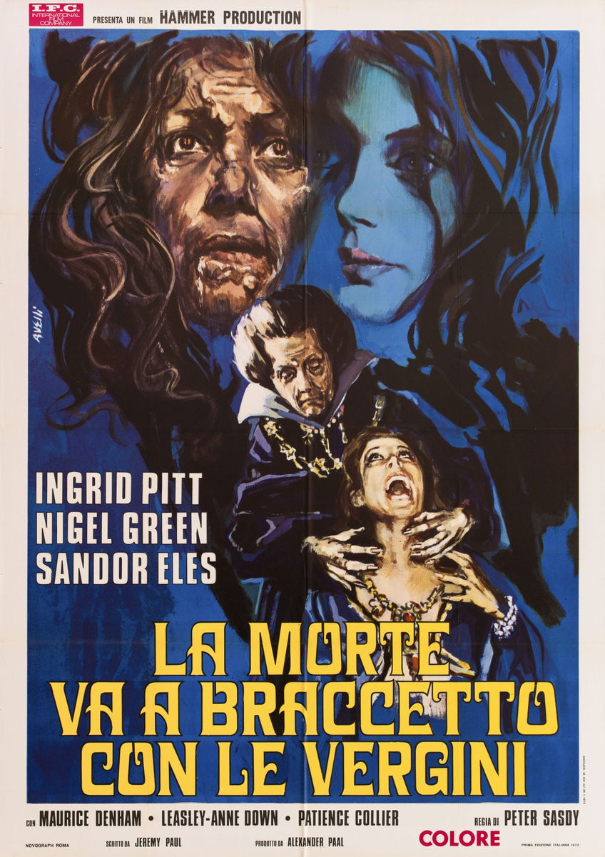 La morte va a braccetto con le vergini - Manifesto 1