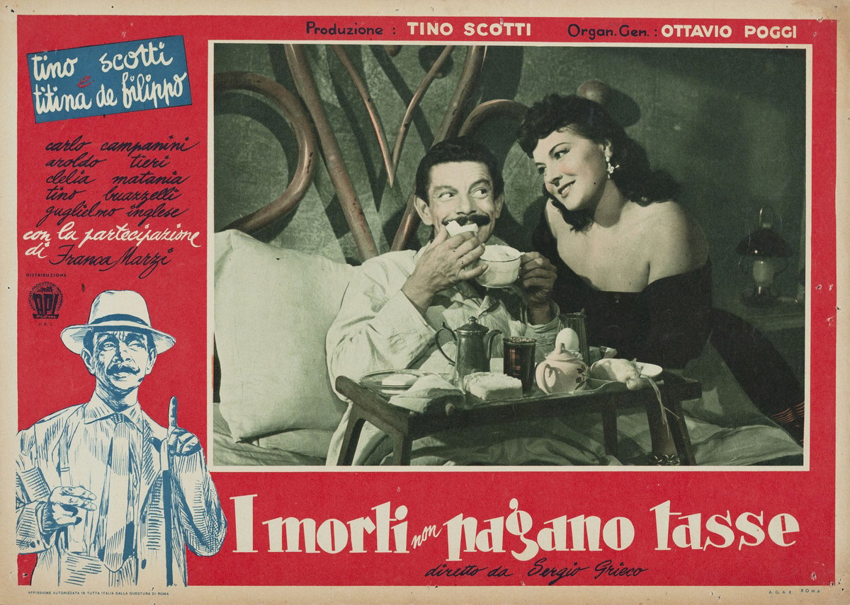Lobby Card 2 for the film I morti non pagano tasse (1952)