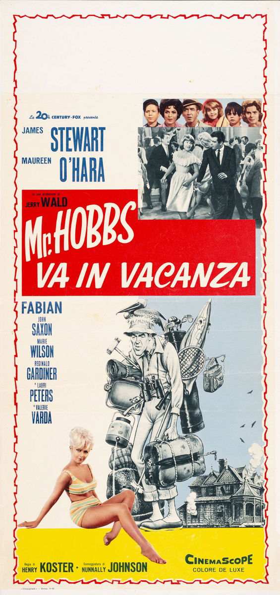 Mr. Hobbs Takes a Vacation - Lobby Card 1