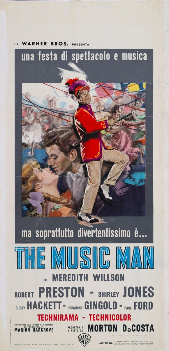 Locandina 2 per il film Capobanda (1962), dipinto da Angelo Cesselon