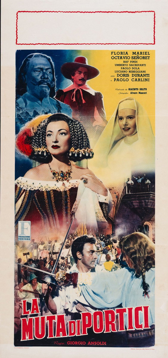 La muta di Portici - Locandina 1