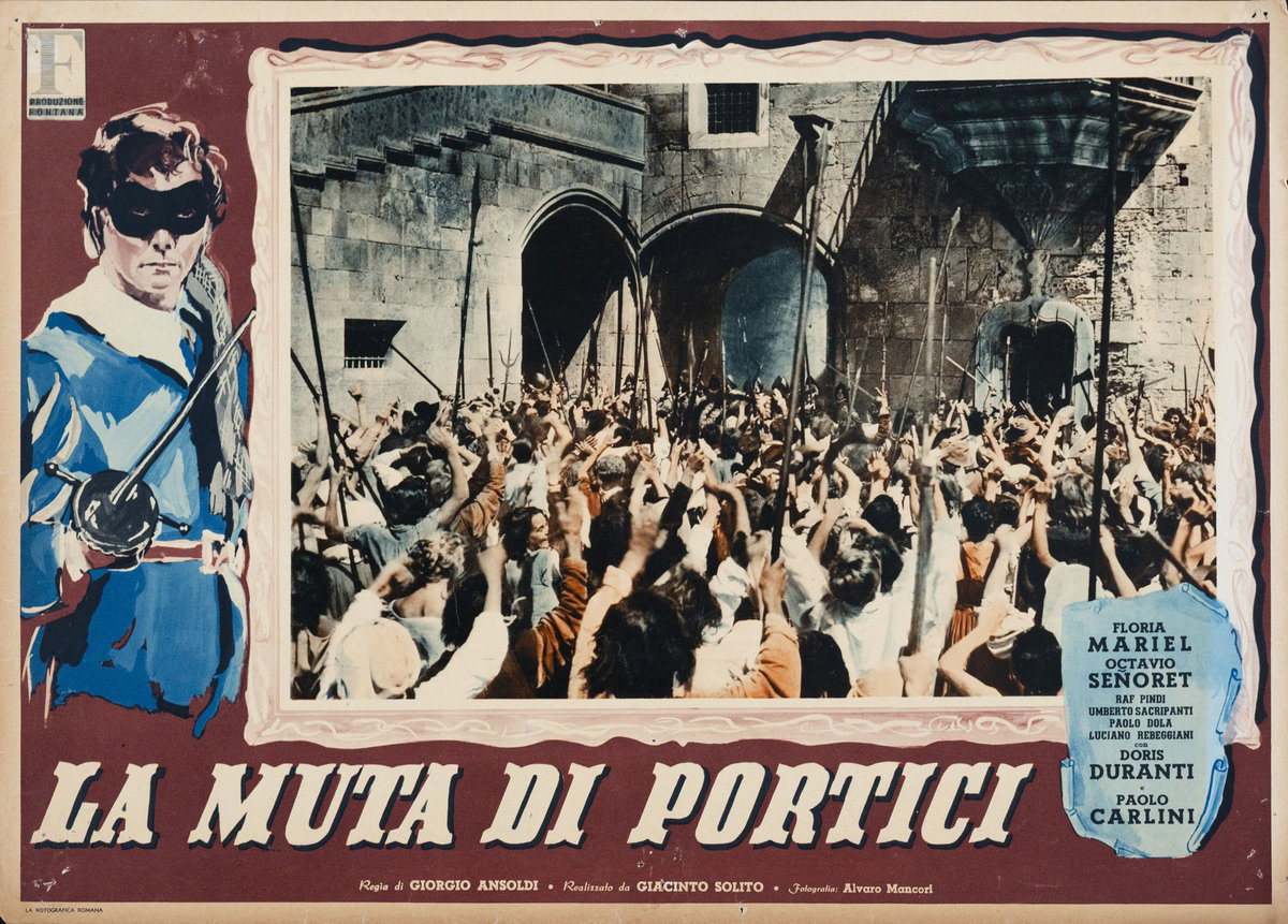 Fotobusta 2 per il film La muta di Portici (1952)