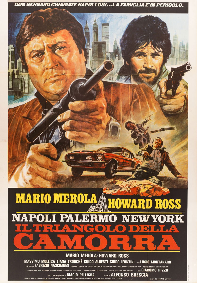 Napoli, Palermo, New York - Il triangolo della camorra - Manifesto 1
