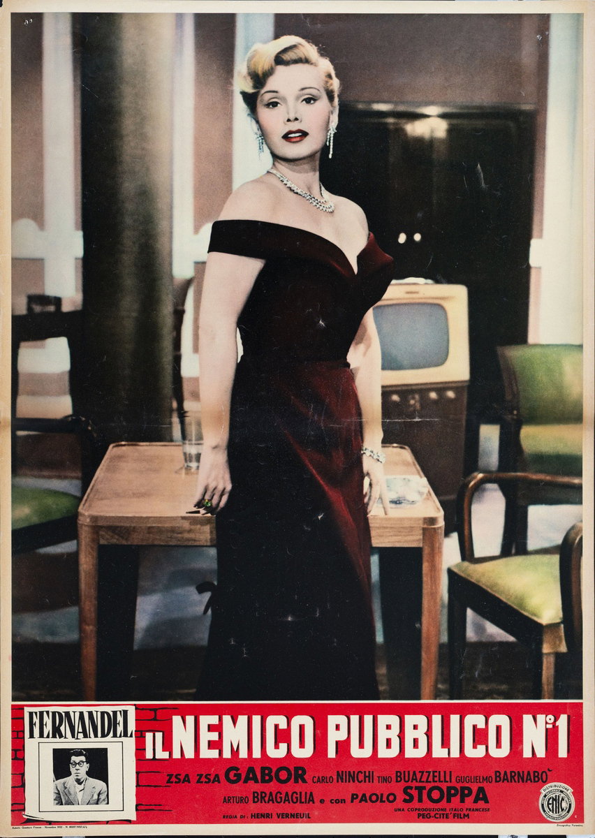 Fotobusta 2 per il film Il nemico pubblico n° 1 (1953)