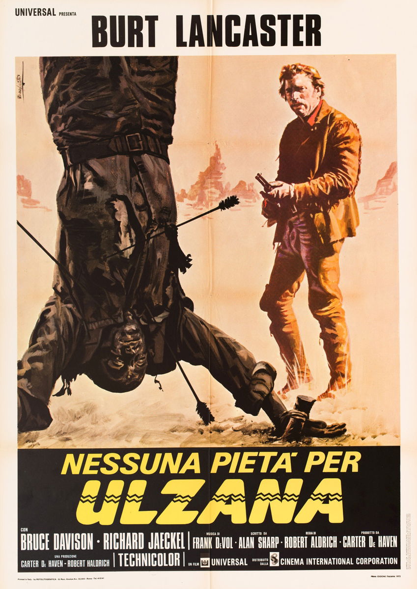 Nessuna pietà per Ulzana - Manifesto 1