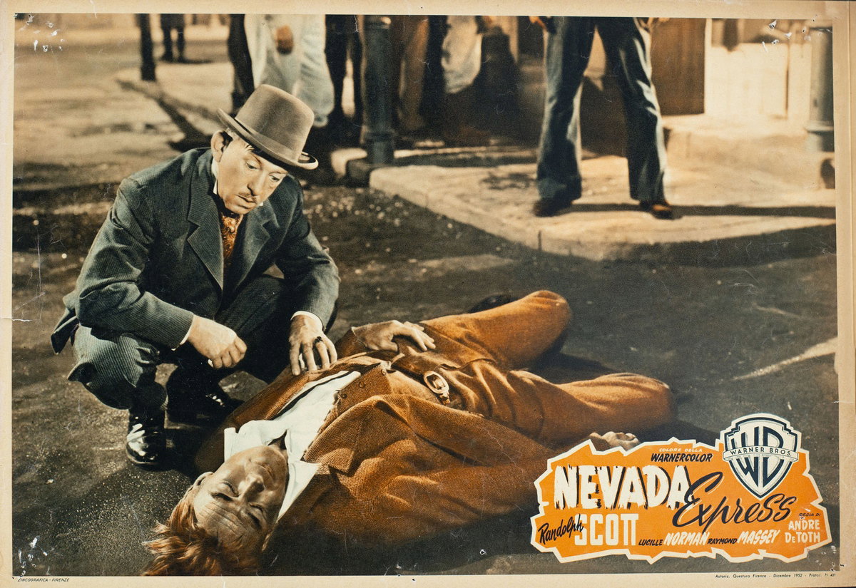 Fotobusta 3 per il film Nevada express (1952)