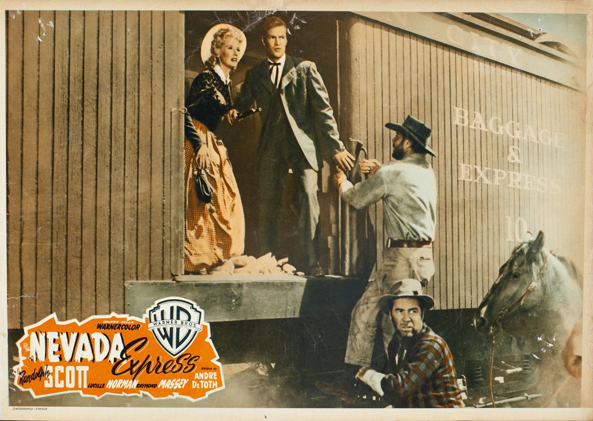Fotobusta 2 per il film Nevada express (1952)