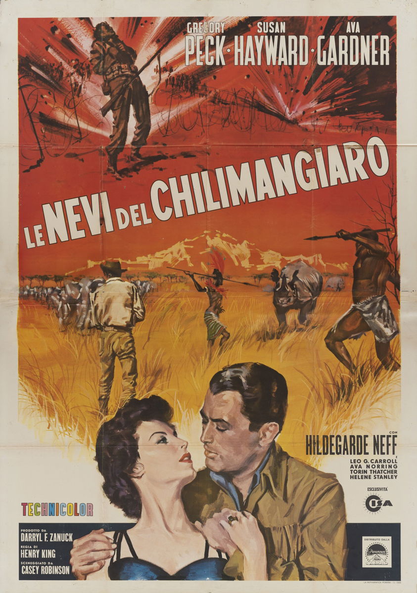 Le nevi del Chilimangiaro - Manifesto 1