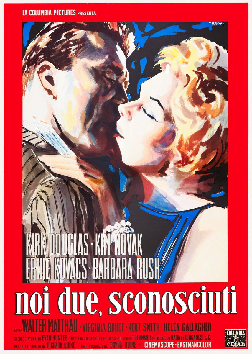 Poster 3 for the film Strangers When We Meet (1960), painted by Ercole Brini
