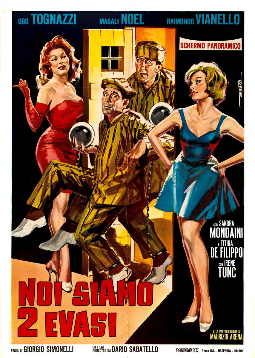 Noi siamo 2 evasi - Manifesto 1