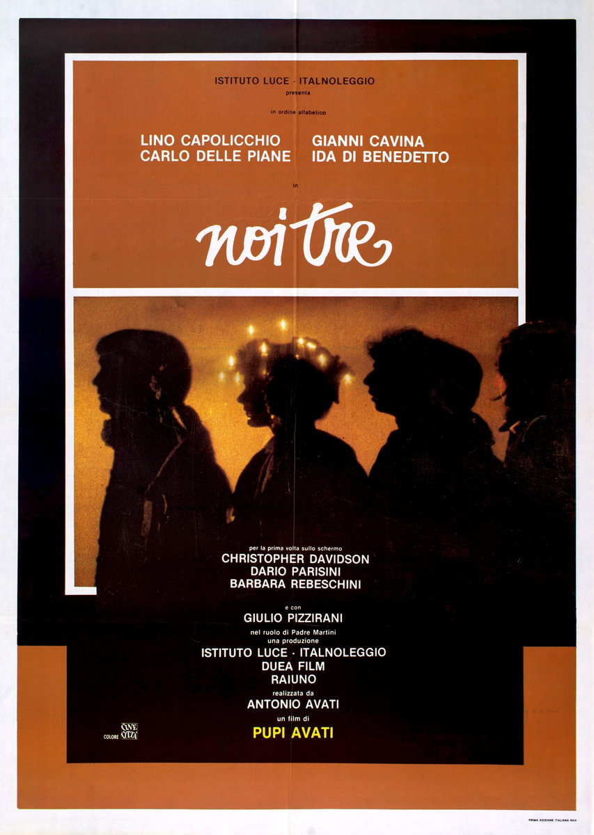 Manifesto 2 per il film Noi tre (1984)