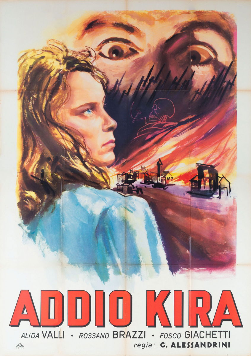 Noi vivi - Addio Kira - Manifesto 1