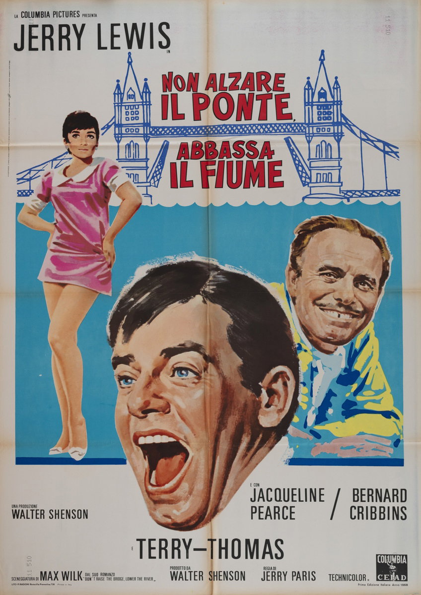 Poster 2 for the film Don't Raise the Bridge, Lower the River (1968)