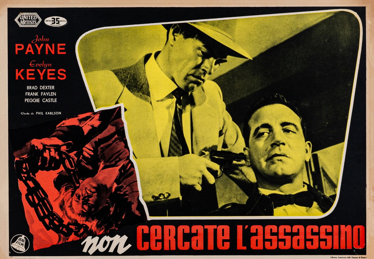 Fotobusta 2 per il film Non cercate l'assassino (1953)
