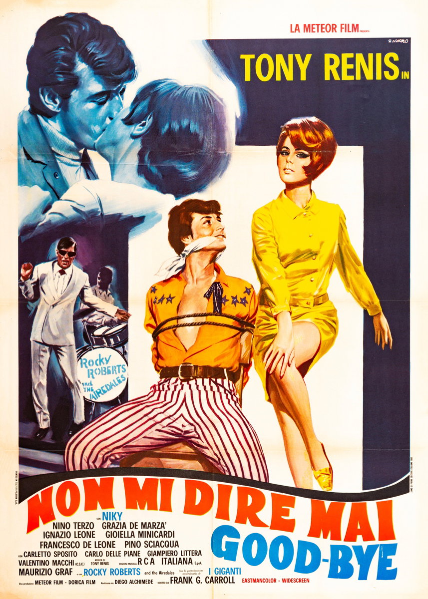 Poster 2 for the film Non mi dire mai Good-Bye (1967), painted by Renato Casaro (Renè)