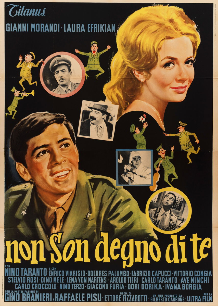Manifesto 2 per il film Non son degno di te (1965)